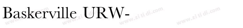 Baskerville URW字体转换